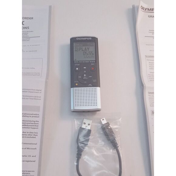 Olympus Digital Voice Recorder 2 GB Model VN-801 PC - Picture 2 of 8